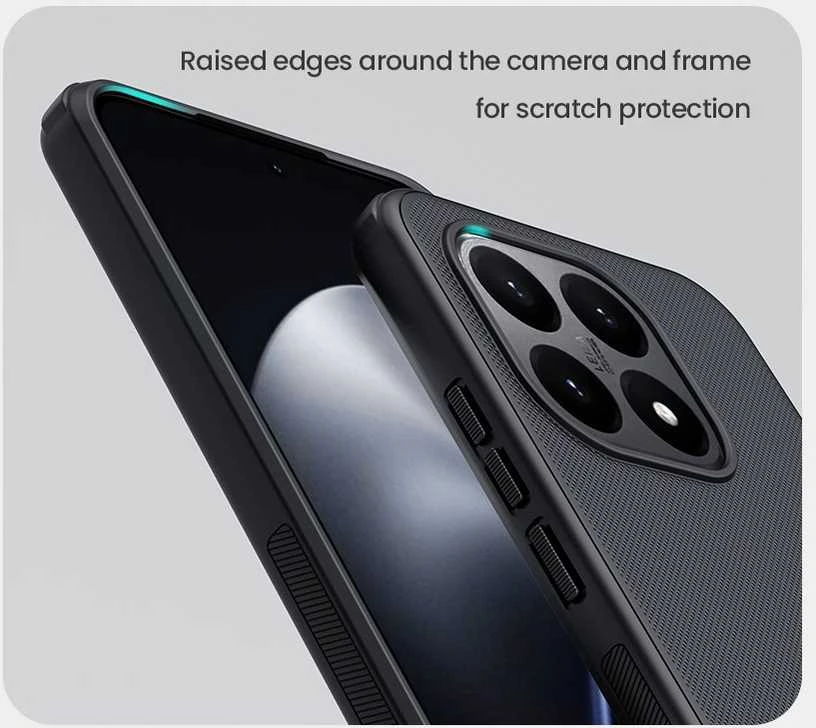 Nillkin Super Frosted PRO Magnetic Back dėklas skirtas Xiaomi 15T juodos spalvos