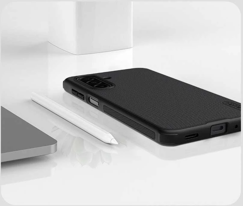 Nillkin Super Frosted PRO Magnetic Back dėklas skirtas Samsung Galaxy A17 5G juodos spalvos