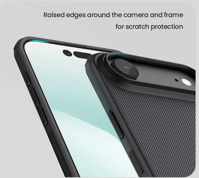 Nillkin Super Frosted PRO Magnetic Back dėklas skirtas Apple iPhone Air juodos spalvos