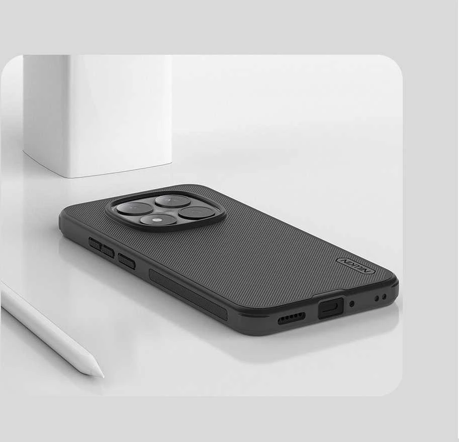 Nillkin Super Frosted PRO Magnetic Back dėklas skirtas Xiaomi Redmi Note 15 Pro 5G Juodas