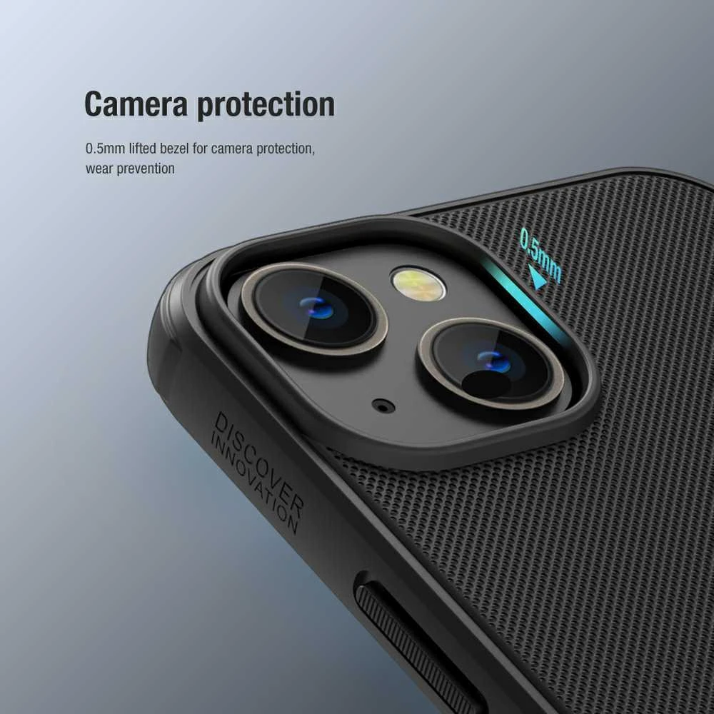 Dėklas Nillkin Super Frosted Shield Pro Magnetic Apple iPhone 14 Plus mėlynas