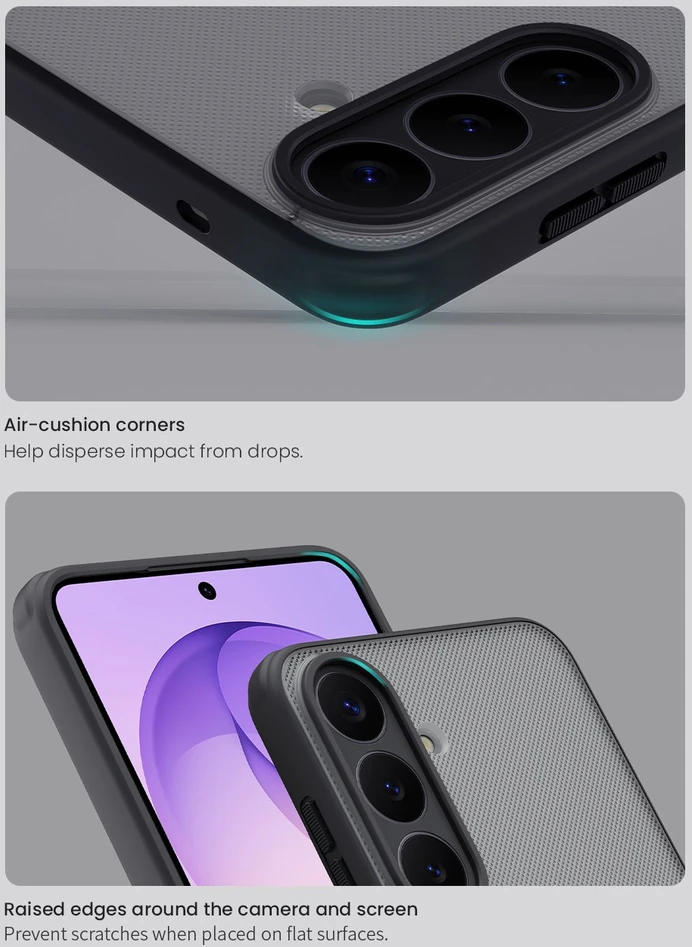 Dėklas Nillkin Super Frosted PRO Magnetic Back Cover for Samsung Galaxy S26 FE Juodas