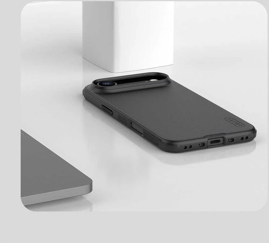Nillkin Super Frosted PRO Magnetic Back dėklas skirtas Apple iPhone Air juodos spalvos