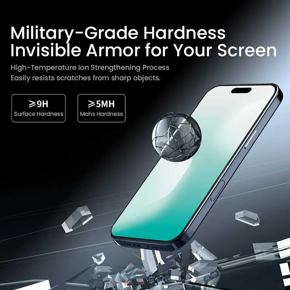 Nillkin Apsauginis stiklas 0.2mm H+ PRO 2.5D Anti-reflective skirtas Apple iPhone 17 Pro Max (su aplikatoriumi)