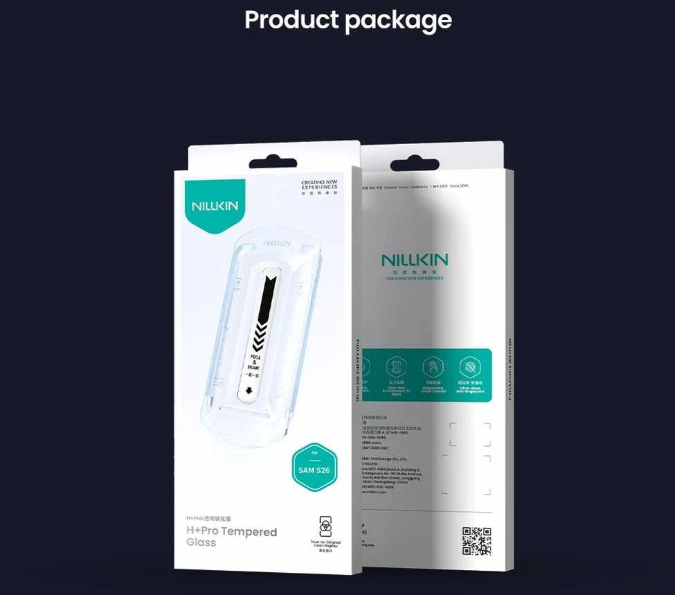 Nillkin Apsauginis stiklas 0.2mm H+ PRO 2.5D for Samsung Galaxy S26 (with applicator)