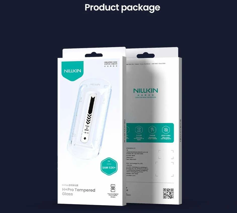 Nillkin Apsauginis stiklas 0.2mm H+ PRO 2.5D for Samsung Galaxy S26+ (with applicator)