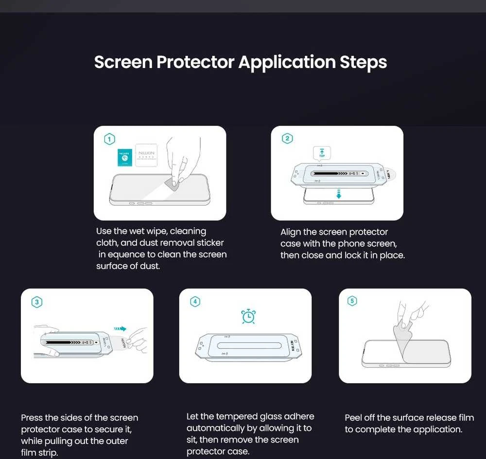 Nillkin Apsauginis stiklas 0.2mm H+ PRO 2.5D for Samsung Galaxy S26 Ultra (with applicator)