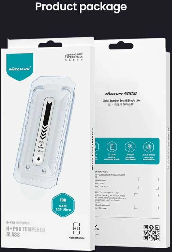 Nillkin Apsauginis stiklas 0.2mm H+ PRO 2.5D skirta Samsung Galaxy S25 Ultra (with applicator)