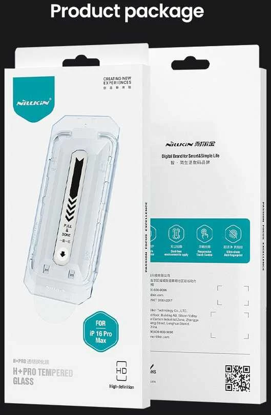 Nillkin Apsauginis stiklas 0.2mm H+ PRO 2.5D Apple iPhone 16 Pro Max (with applicator)