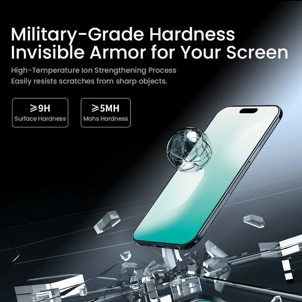 Nillkin Apsauginis stiklas 0.2mm H+ PRO 2.5D Anti-reflective skirtas Apple iPhone Air (su aplikatoriumi)