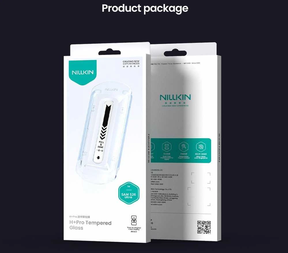 Nillkin Apsauginis stiklas 0.2mm H+ PRO 2.5D for Samsung Galaxy S26 Ultra (with applicator)