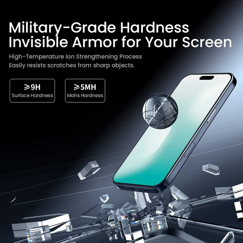 Nillkin Apsauginis stiklas 0.2mm H+ PRO 2.5D skirtas Apple iPhone Air (su aplikatoriumi)