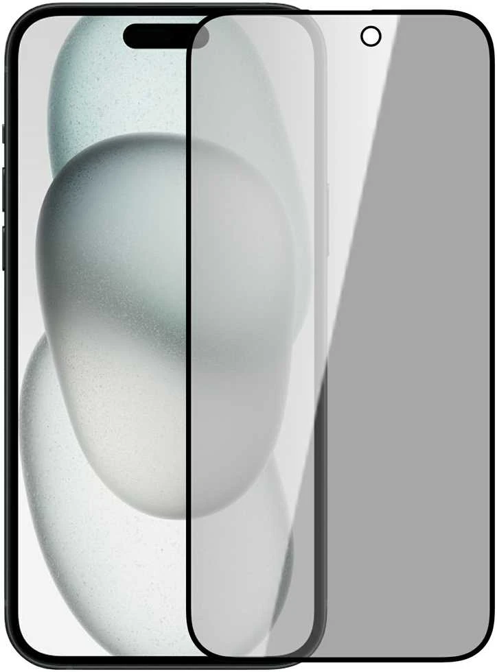 Nillkin Privacy Glass Apple iPhone 15 Plus / 14 Plus juoda