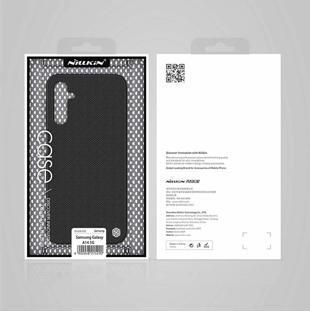 Dėklas Nillkin Textured Case Samsung A145 A14 4G/A146 A14 5G juodas