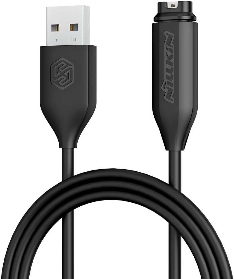 Nillkin Garmin Watch USB įkrovimo laidas (juodas)