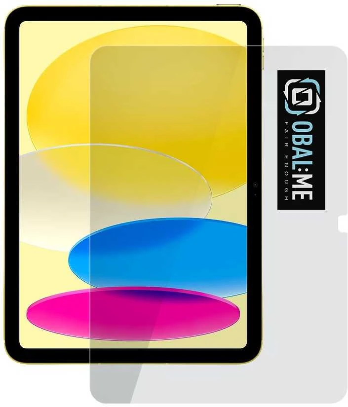 OBAL:ME 2.5D Apsauginis stiklas ekrano apsauga, skirta iPad 10.9 2022/11 2025 Clear