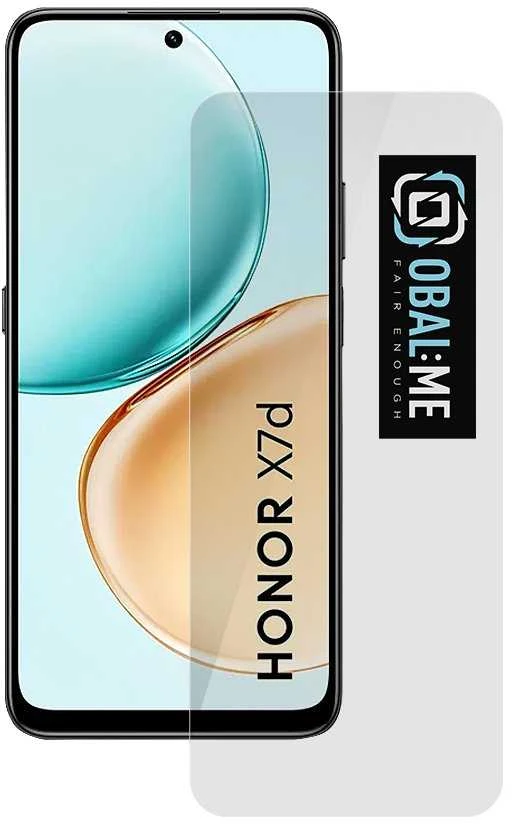 OBAL:ME 2.5D Apsauginis stiklas ekranui, skirtas Honor 400 Smart 5G/X7d Clear