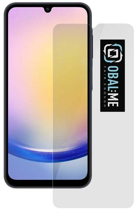 OBAL:ME 2.5D apsauginis stiklas telefonui Samsung Galaxy A25 5G Clear