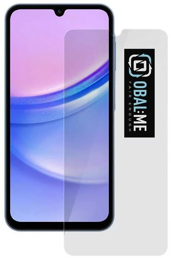 OBAL:ME 2.5D apsauginis stiklas telefonui Samsung Galaxy A15 4G/5G Clear