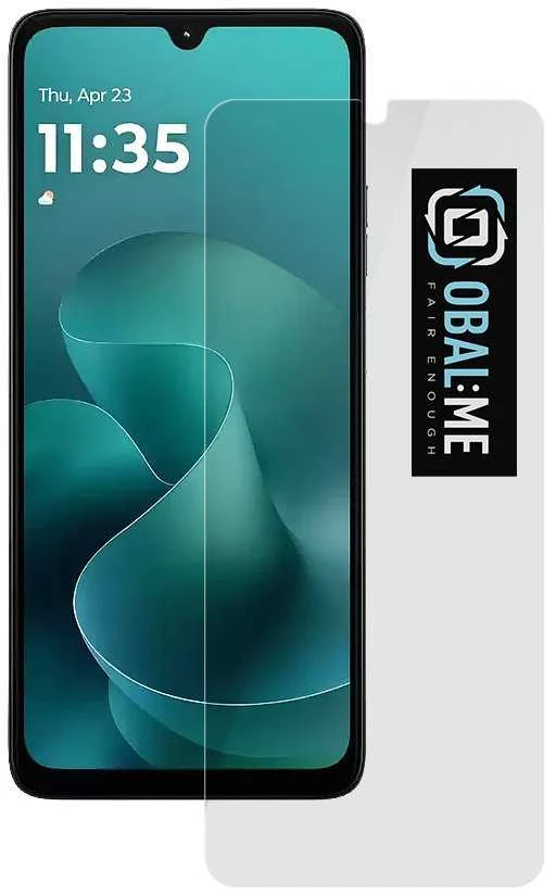 OBAL:ME 2.5D Apsauginis stiklas ekranui, skirtas Motorola G06/G06 Power Clear