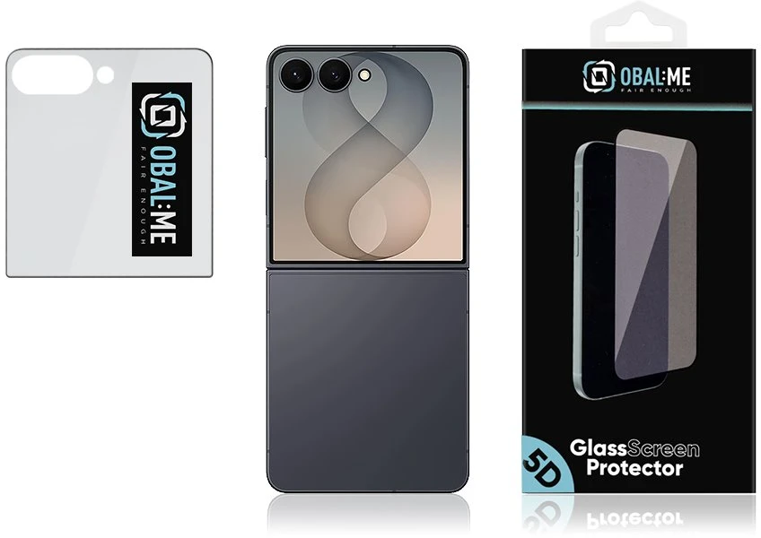OBAL:ME 5D tempered glass for phone Samsung Galaxy Z Flip 8 (F776)