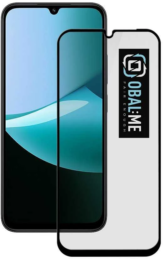 OBAL:ME 5D Glass Apsauginis stklas skirtas Xiaomi Redmi 15C 4G Juodas