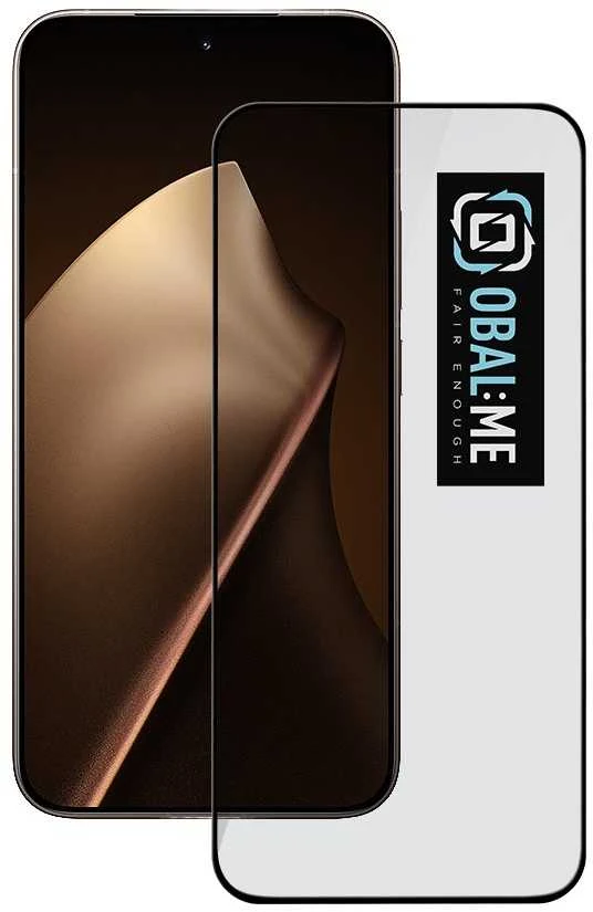 OBAL:ME 5D Glass Apsauginis stklas skirtas Xiaomi 15T/15T Pro Juodas