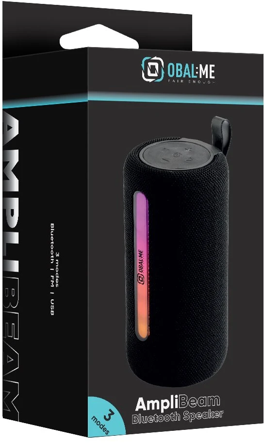 OBAL:ME AmpliBeam Bluetooth Speaker Juodas