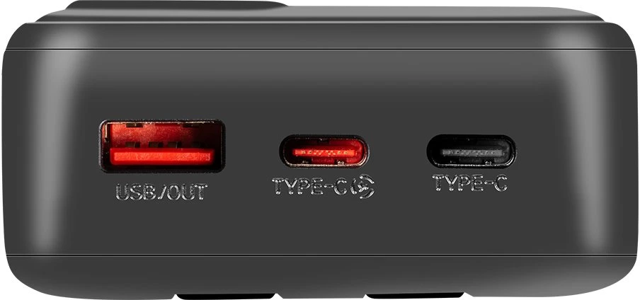 OBAL:ME CablePulse Powerbank 20000mAh 22,5W juodos spalvos