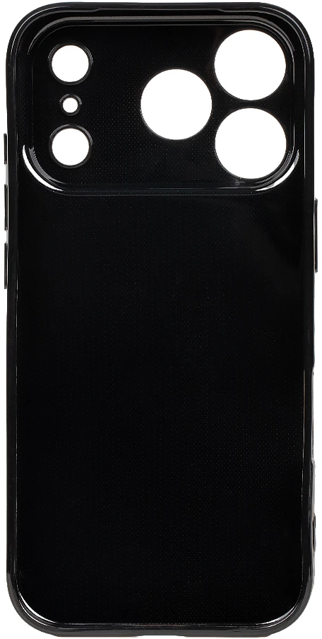 OBAL:ME Glossy dėklas skirtas iPhone 18 Pro juodos spalvos