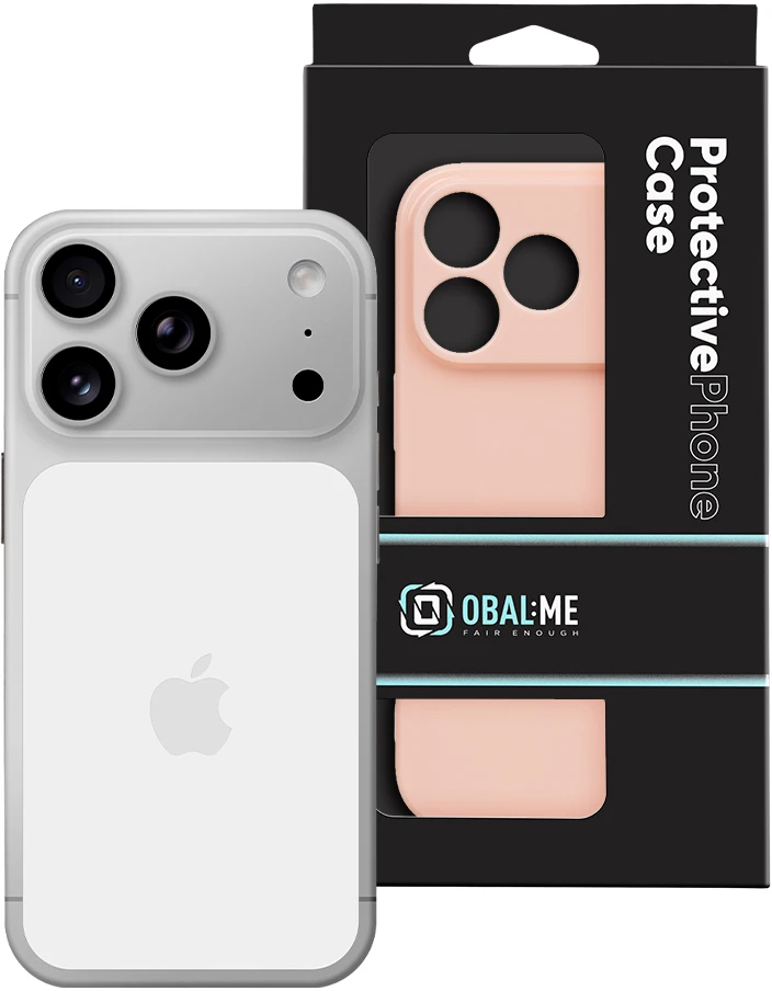OBAL:ME Blizgus dėklas skirtas iPhone 18 Pro Blush