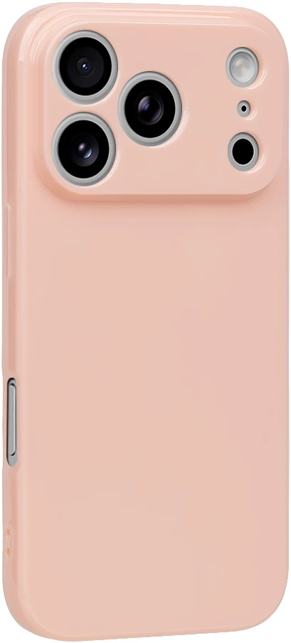 OBAL:ME Blizgus dėklas skirtas iPhone 18 Pro Blush