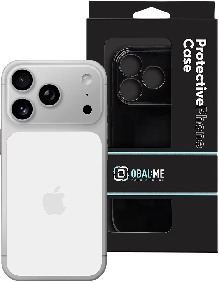OBAL:ME Glossy dėklas skirtas iPhone 18 Pro juodos spalvos