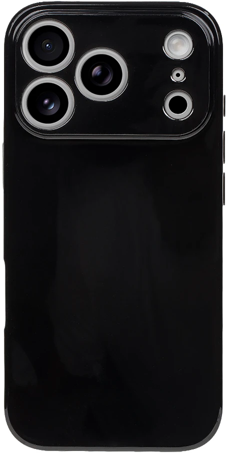 OBAL:ME Glossy dėklas skirtas iPhone 18 Pro juodos spalvos