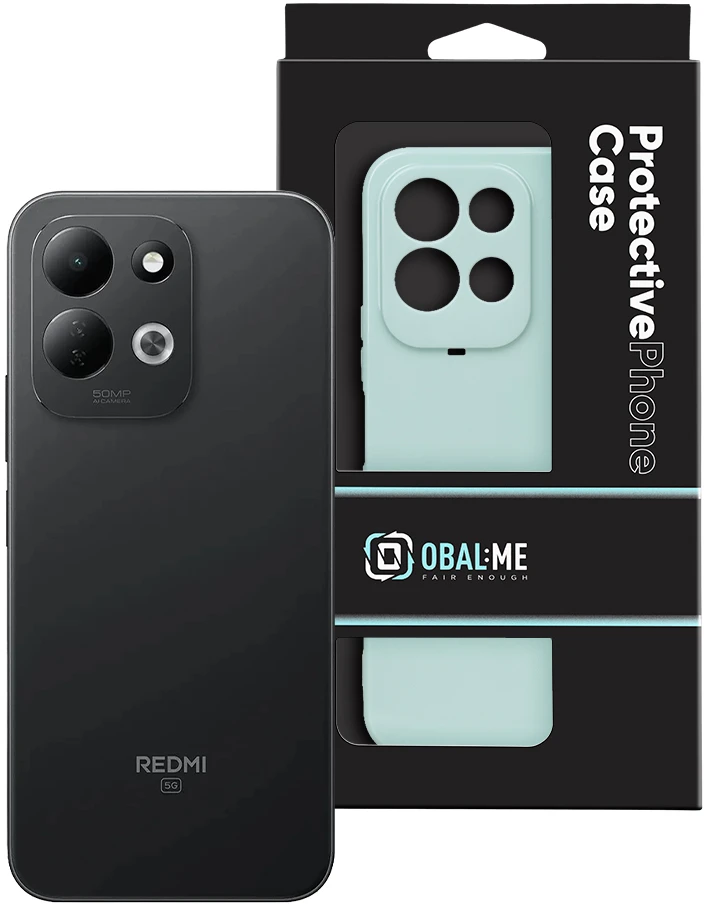 Dėklas OBAL:ME Glossy Cover for Xiaomi Redmi 17 4G/5G Mint