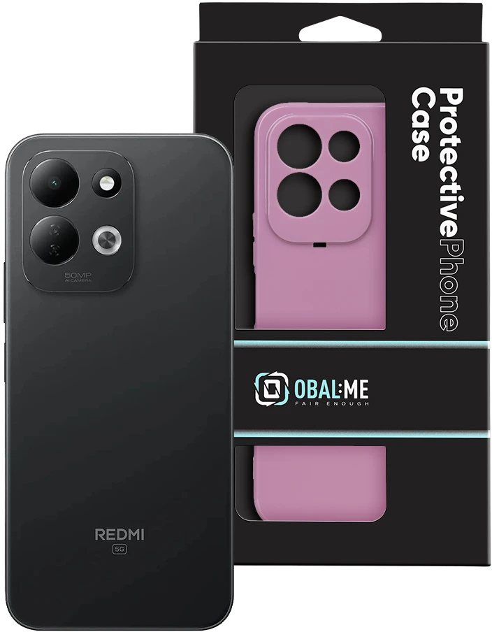 Dėklas OBAL:ME Glossy Cover for Xiaomi Redmi 17 4G/5G Orchid