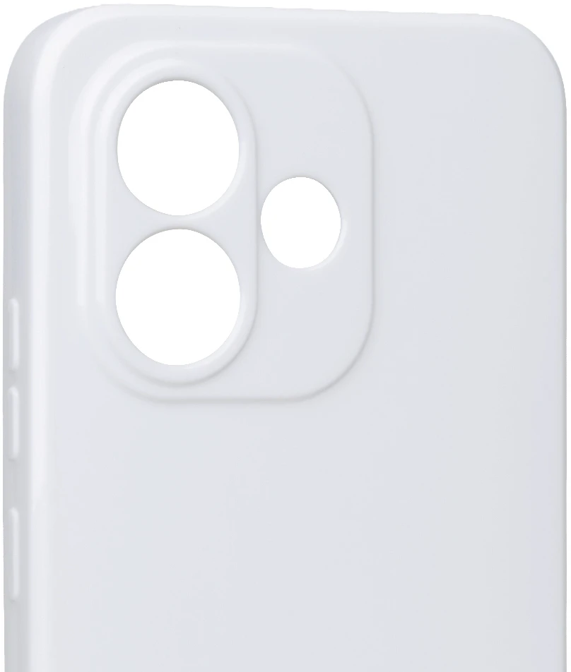 Dėklas OBAL:ME Glossy Cover for Xiaomi Redmi Note 17 4G/5G Baltas