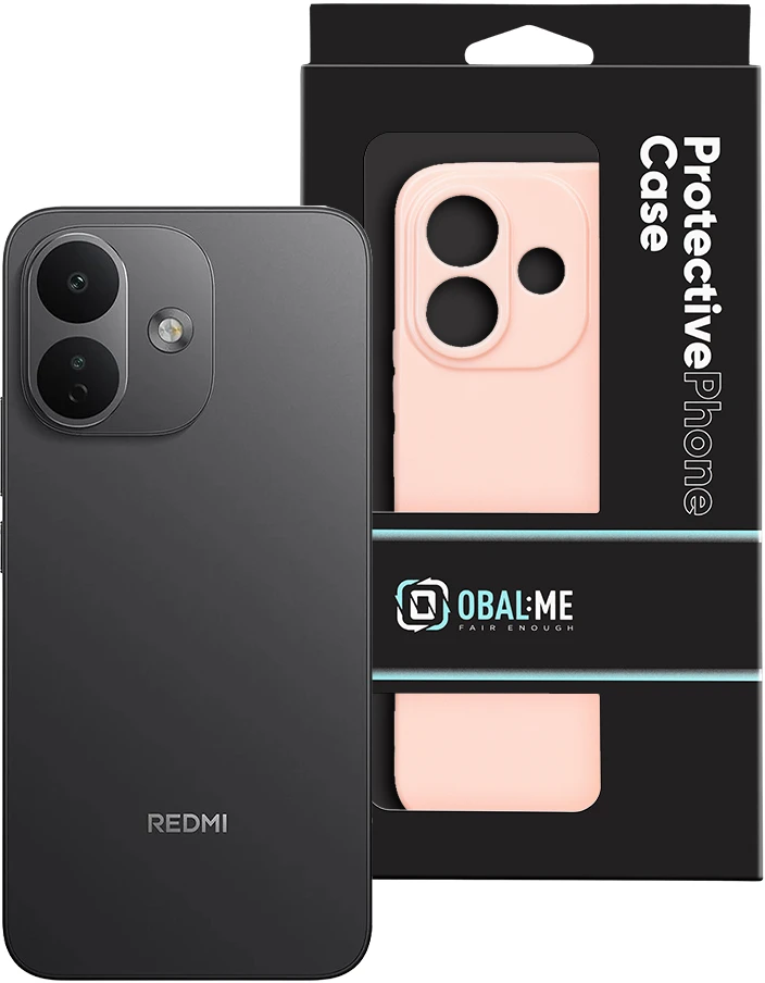 Dėklas OBAL:ME Glossy Cover for Xiaomi Redmi Note 17 Pro 5G Blush
