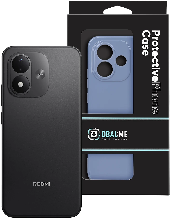 Dėklas OBAL:ME Glossy Cover for Xiaomi Redmi Note 17 4G/5G Periwinkle