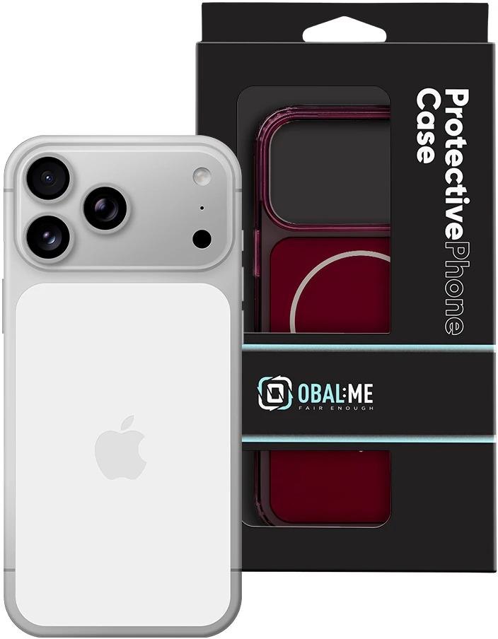 OBAL:ME MagNetix ColorSlate dėklas skirtas iPhone 17 Pro Max/18 Pro Max Dark Cherry