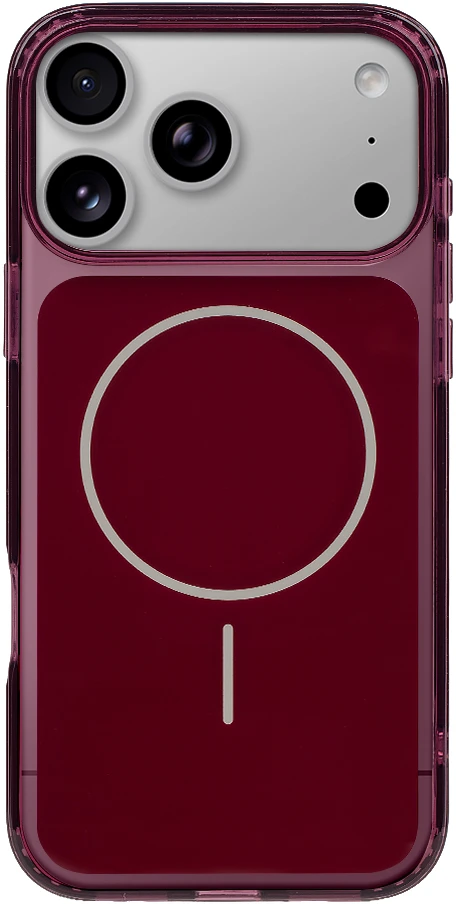 OBAL:ME MagNetix ColorSlate dėklas skirtas iPhone 17 Pro Max/18 Pro Max Dark Cherry