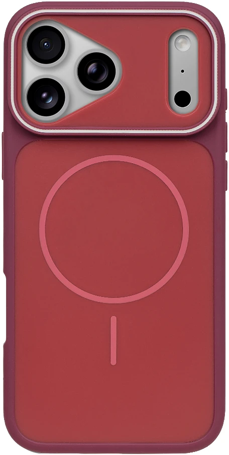 OBAL:ME MagNetix Delta dėklas skirtas iPhone 17 Pro Max/18 Pro Max Wine Raudona