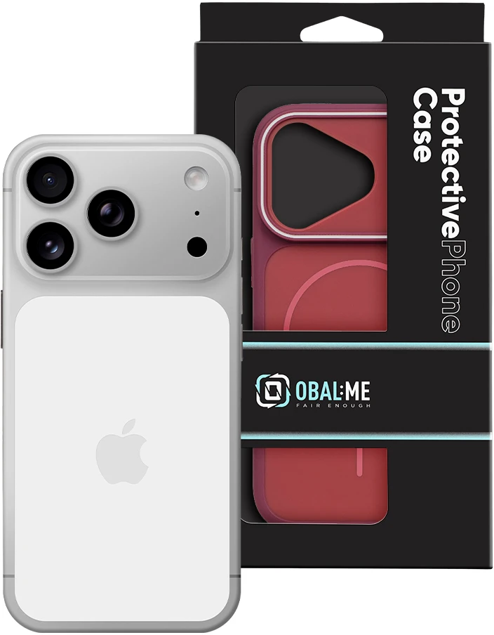OBAL:ME MagNetix Delta dėklas skirtas iPhone 17 Pro/18 Pro Wine Raudona