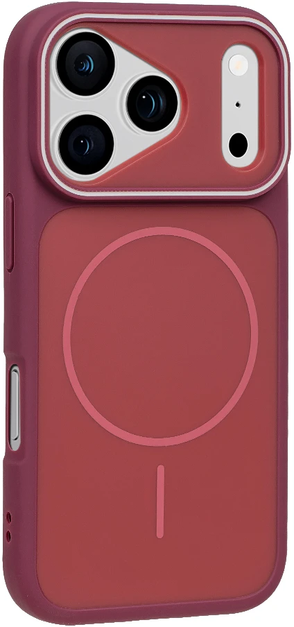 OBAL:ME MagNetix Delta dėklas skirtas iPhone 17 Pro/18 Pro Wine Raudona