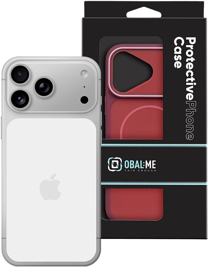 OBAL:ME MagNetix Delta dėklas skirtas iPhone 17 Pro Max/18 Pro Max Wine Raudona