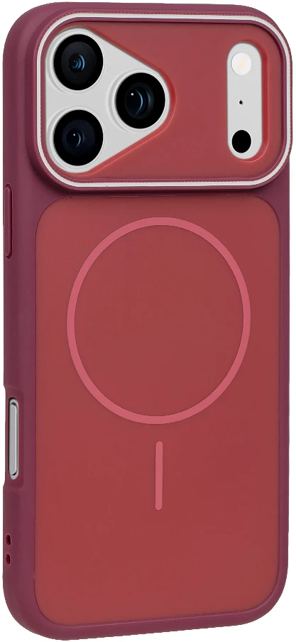 OBAL:ME MagNetix Delta dėklas skirtas iPhone 17 Pro Max/18 Pro Max Wine Raudona