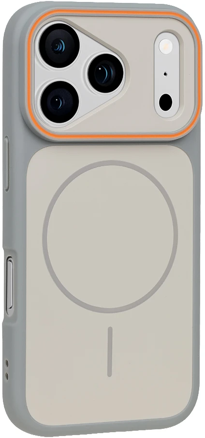 OBAL:ME MagNetix Delta dėklas skirtas iPhone 17 Pro/18 Pro pilkos spalvos