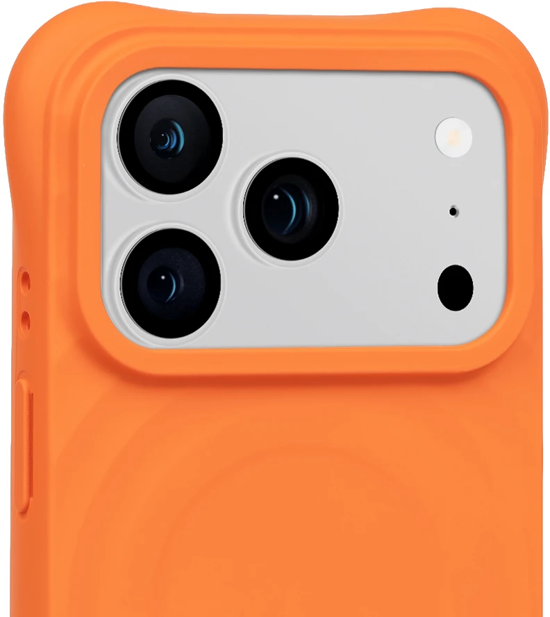 OBAL:ME MagNetix Orbit dėklas skirtas iPhone 17 Pro/18 Pro oranžinės spalvos