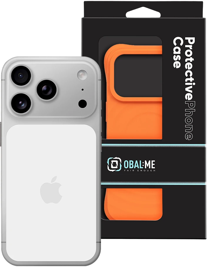 OBAL:ME MagNetix Orbit dėklas skirtas iPhone 17 Pro/18 Pro oranžinės spalvos