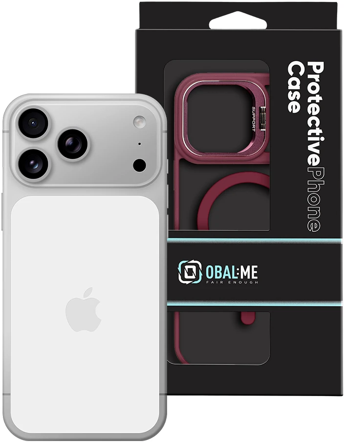 OBAL:ME MagNetix Versa dėklas skirtas iPhone17 Pro Max/18 Pro Max Wine Raudona